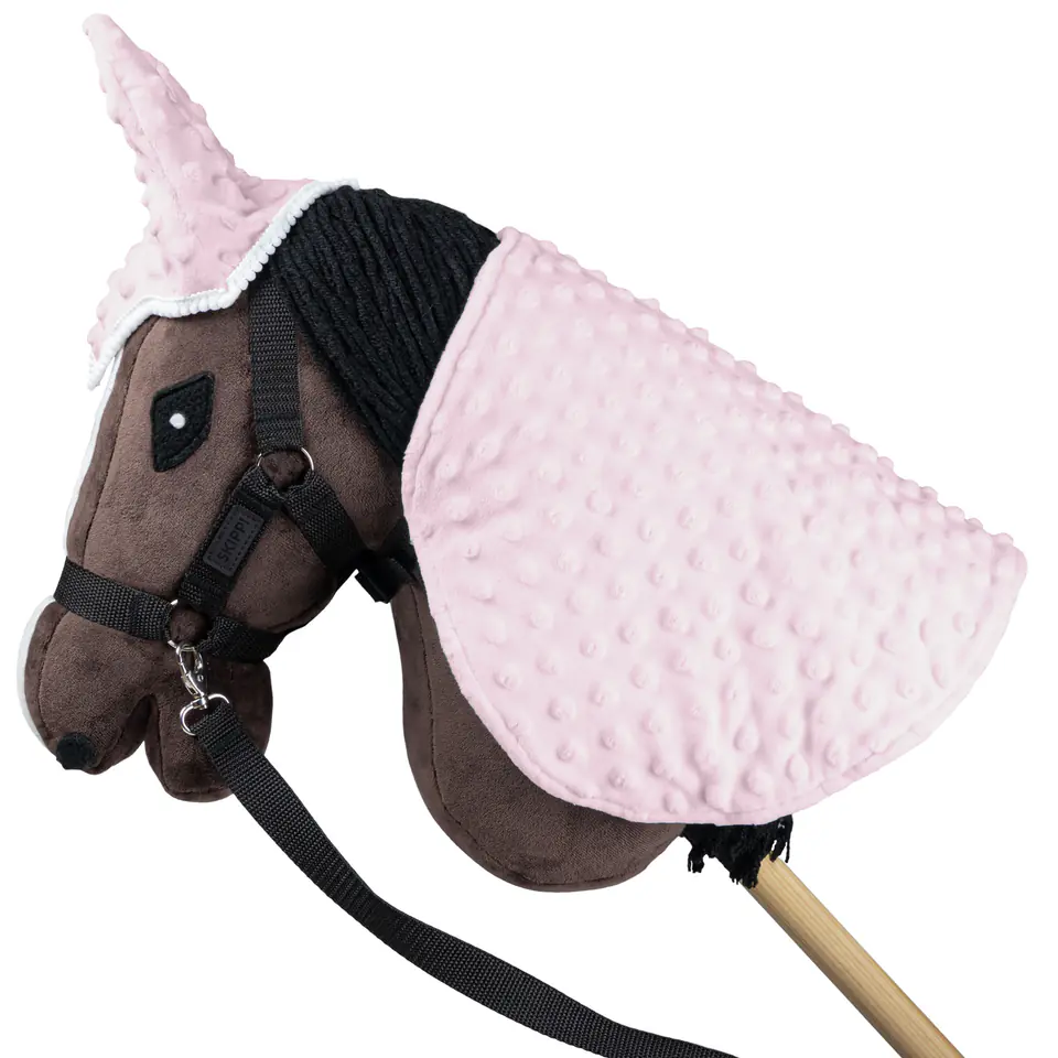 ⁨Derka i nauszniki Skippi dla Hobby Horse - różowa- prezent na dzień dziecka⁩ w sklepie Wasserman.eu