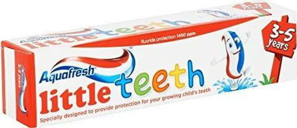 ⁨Aquafresh Kids Little Teeth Pasta do Zębów 3-5 lat 50 ml⁩ w sklepie Wasserman.eu