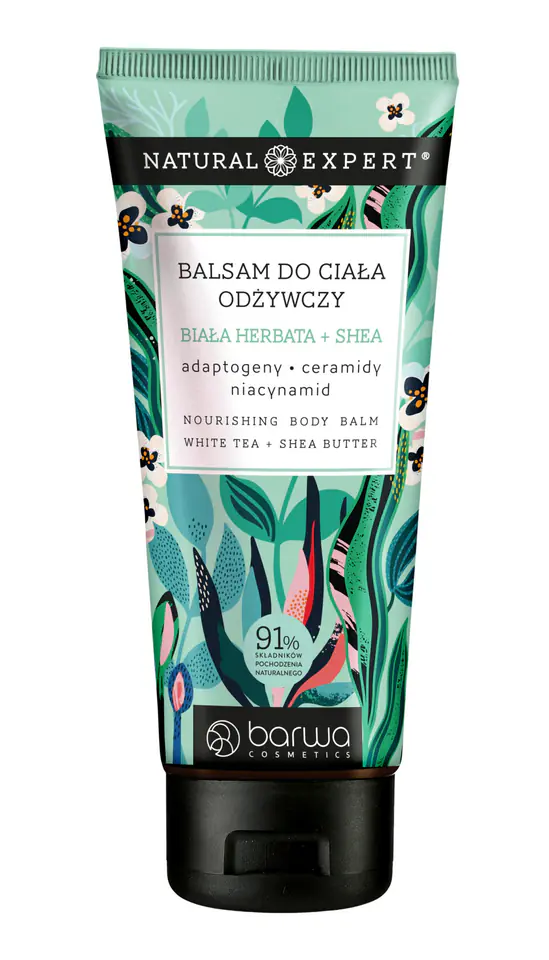 ⁨BARWA Natural Expert Balsam do ciała odżywczy Biała herbata + Shea 200 ml⁩ w sklepie Wasserman.eu