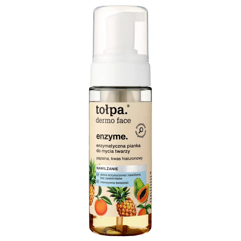 ⁨TOŁPA Dermo Face Enzyme Enzymatyczna Pianka do mycia twarzy - nawilżanie 150 ml⁩ w sklepie Wasserman.eu