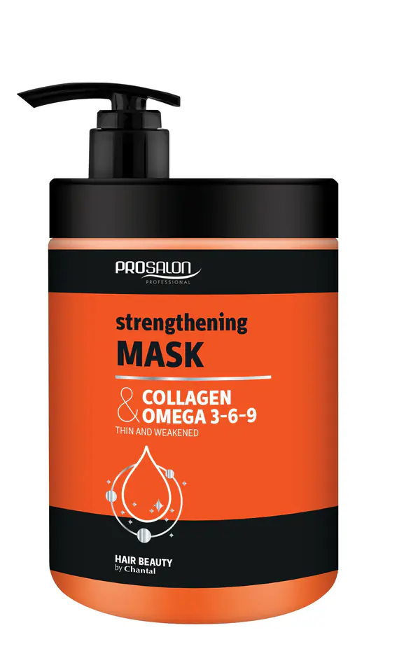 ⁨PROSALON Collagen Maska wzmacniająca do włosów z kolagenem 1000 ml⁩ w sklepie Wasserman.eu