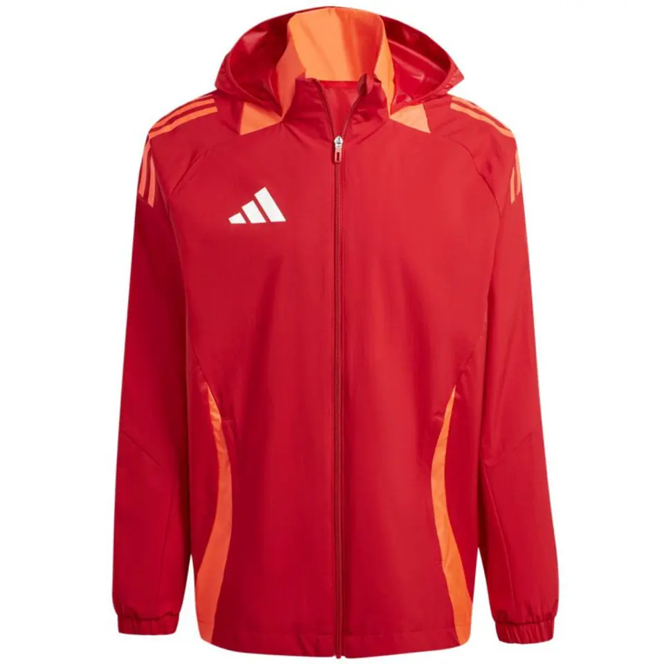 ⁨Kurtka adidas Tiro 24 Competition All-Weather M (kolor Czerwony, rozmiar XL)⁩ w sklepie Wasserman.eu