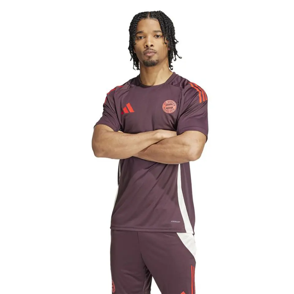 ⁨Koszulka adidas FC Bayern Training Jsy M (kolor Czerwony, rozmiar XL)⁩ w sklepie Wasserman.eu
