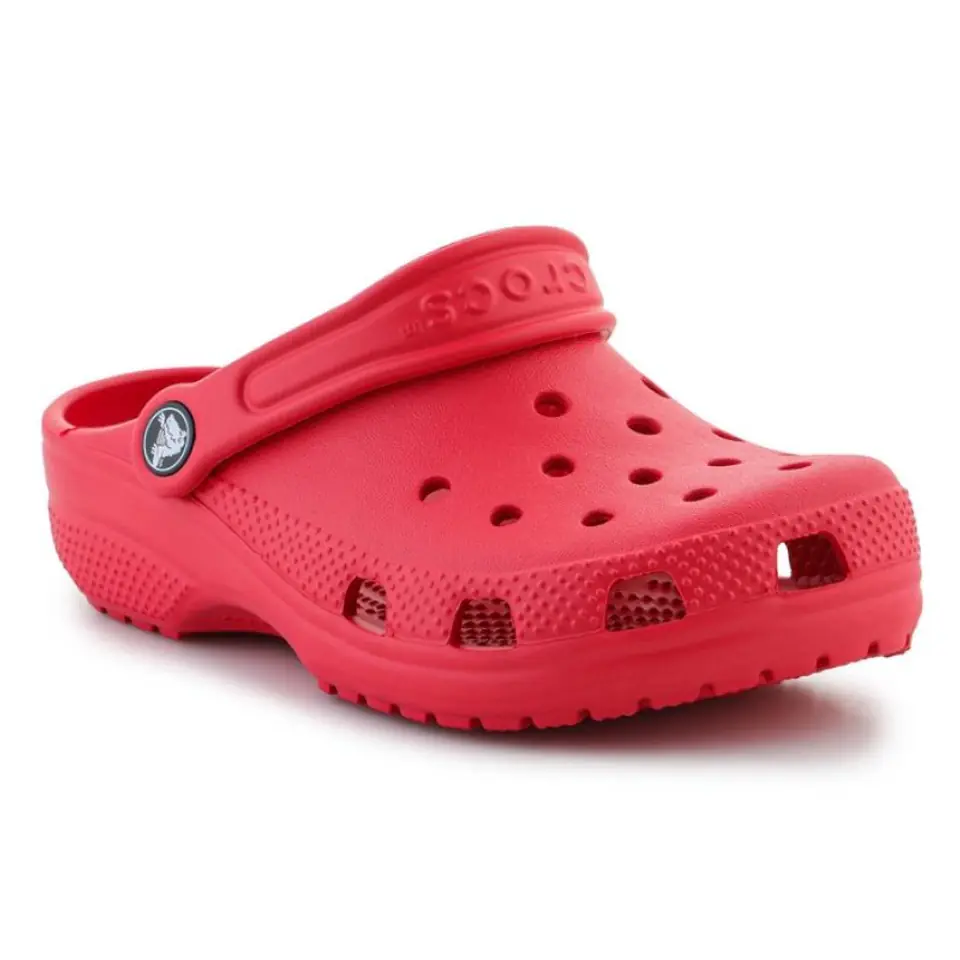 ⁨Klapki Crocs Classic Kids Clog Jr 206991 (kolor Czerwony, rozmiar EU 33/34)⁩ w sklepie Wasserman.eu