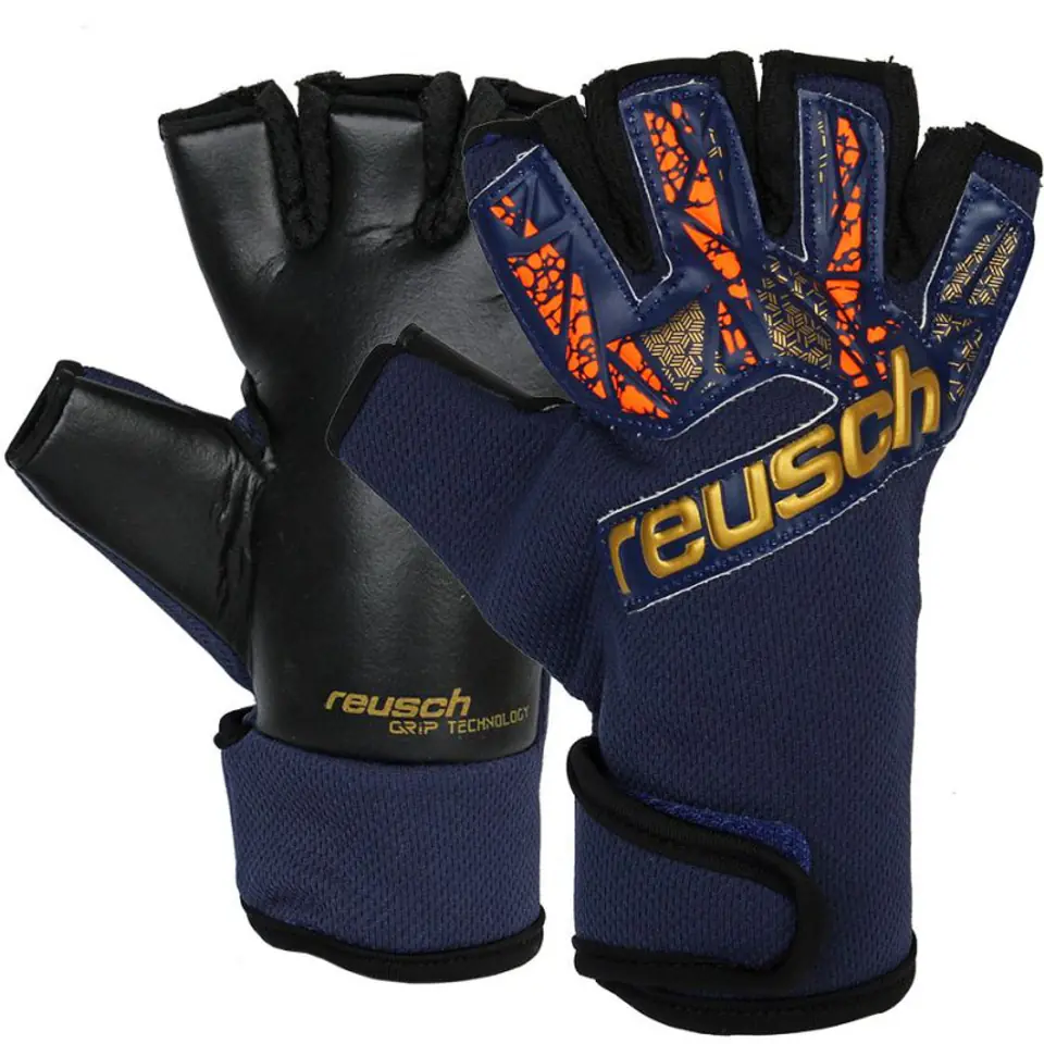 ⁨Rękawice Reusch Reusch Futsal Grip (kolor Granatowy, rozmiar 7)⁩ w sklepie Wasserman.eu