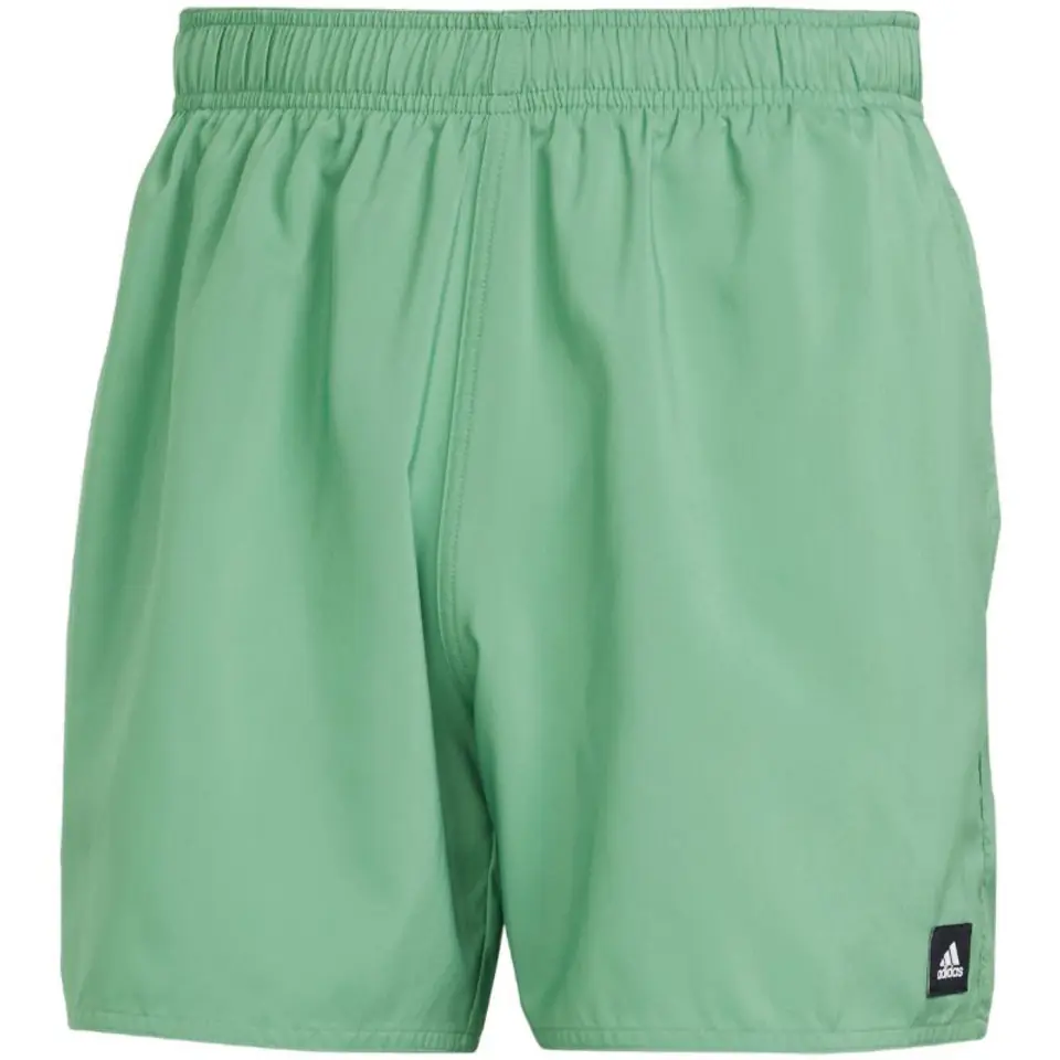 ⁨Spodenki kąpielowe adidas Solid CLX Short-Length M (kolor Zielony, rozmiar XL)⁩ w sklepie Wasserman.eu