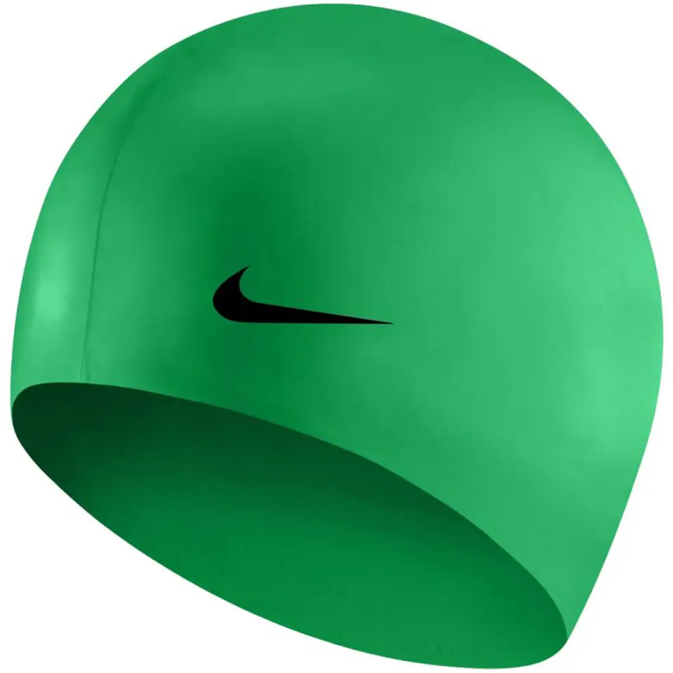 ⁨Czepek pływacki Nike Os Solid Jr TESS0106 (kolor Zielony)⁩ w sklepie Wasserman.eu