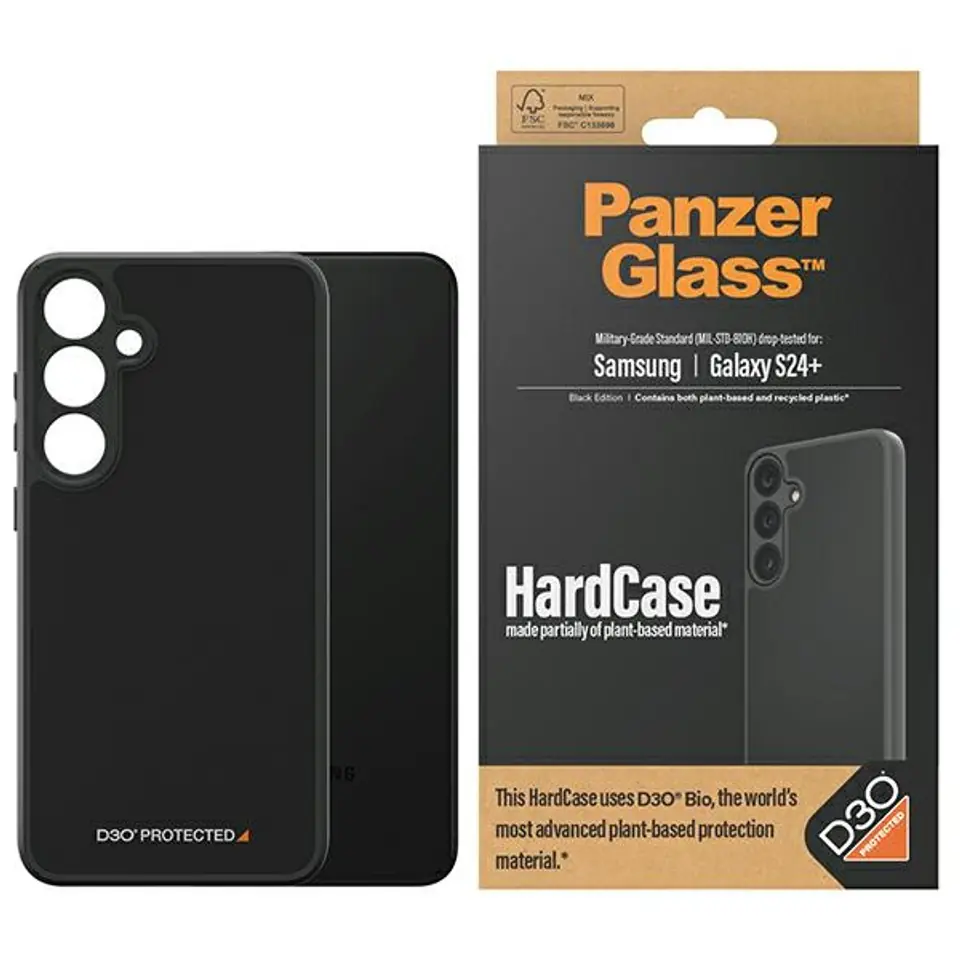 PanzerGlass HardCase Sam S24+ S926 D3O 3xMilitary grade czarny/black 1217 w sklepie Wasserman.eu