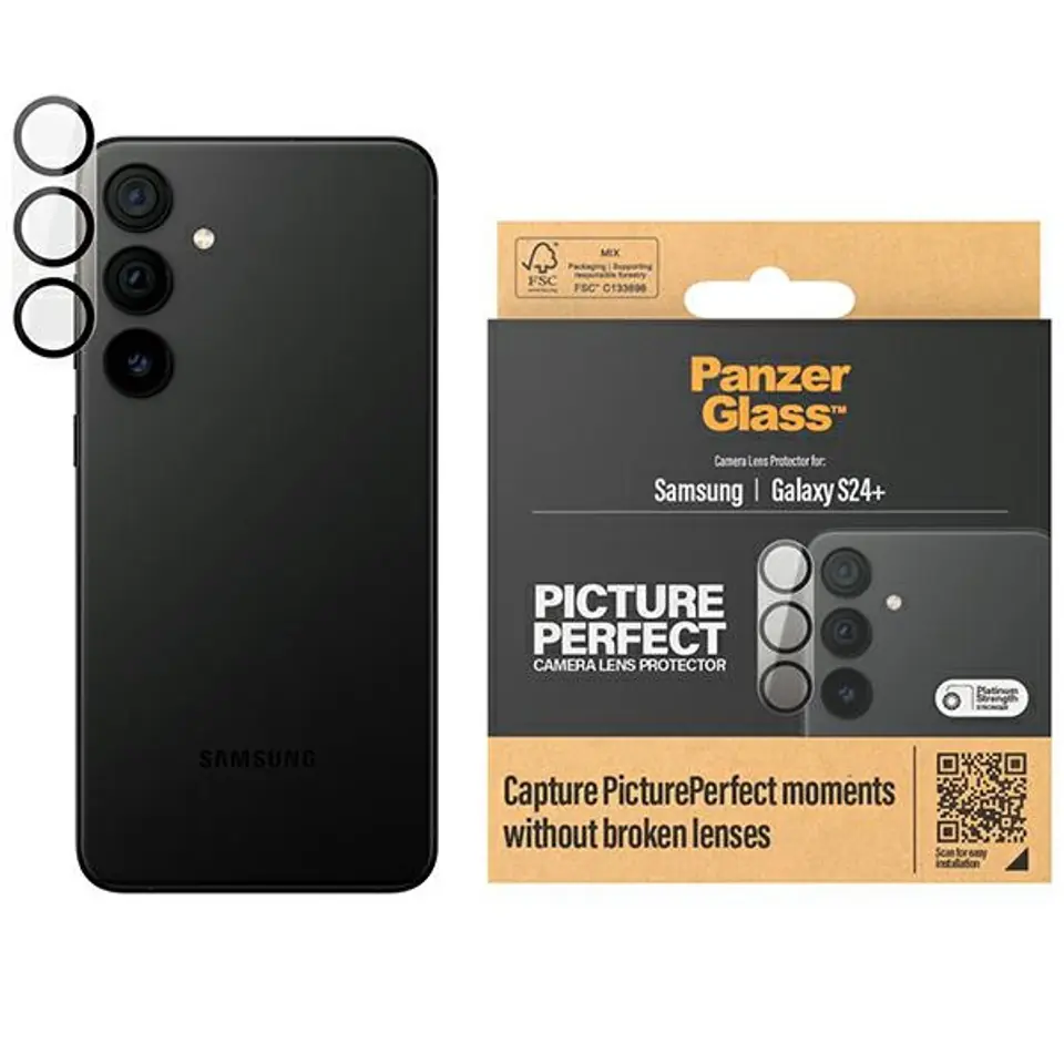 ⁨PanzerGlass Picture Perfect Sam S24+ S926 1205 camera lens⁩ w sklepie Wasserman.eu