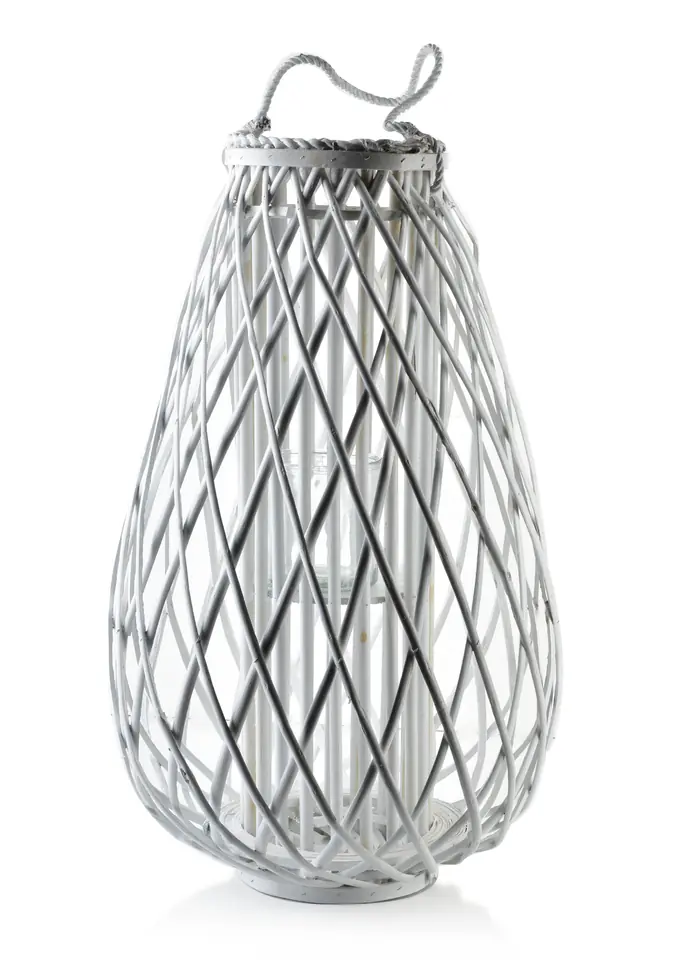 LUCIE WHITE Lampion 20x42xh70cm w sklepie Wasserman.eu