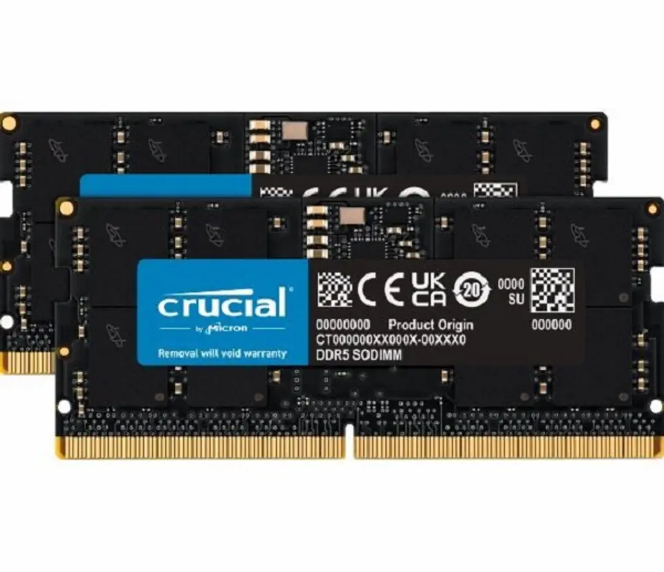 Notebook memory DDR5 SODIMM 64GB(2*32) /5600 CL46 (16Gbit) at Wasserman.eu
