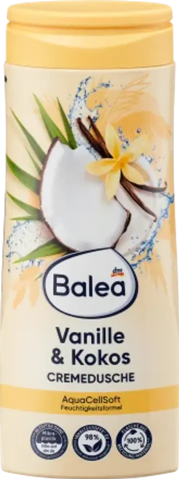 ⁨Balea Vanille & Kokos Żel pod Prysznic 300 ml⁩ w sklepie Wasserman.eu