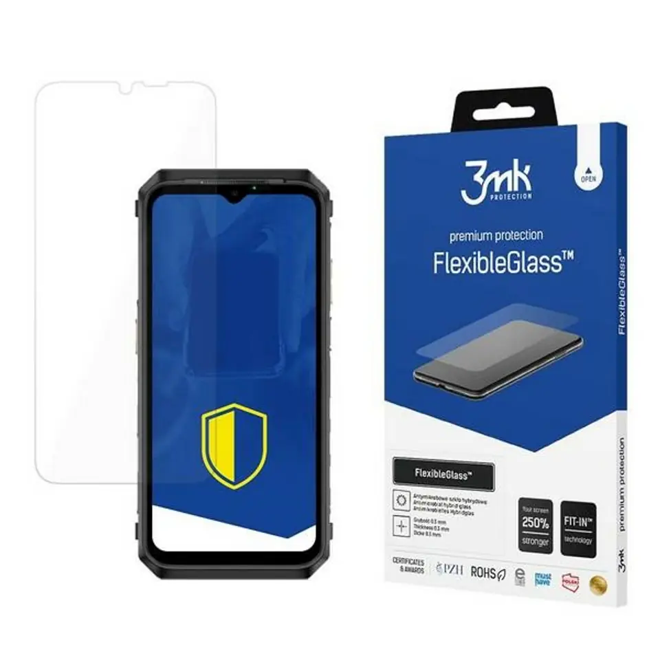 ⁨3MK FlexibleGlass Ulefone Power Armor 19 Szkło Hybrydowe⁩ w sklepie Wasserman.eu