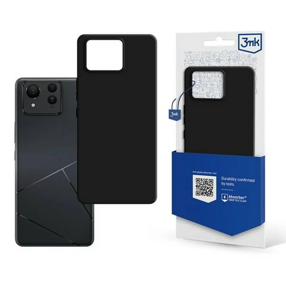 ⁨3MK Matt Case ASUS Zenfone 11 Ultra czarny/black⁩ w sklepie Wasserman.eu