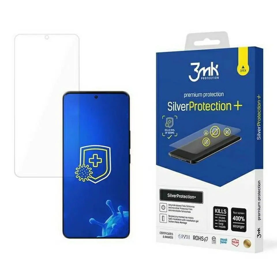 ⁨3MK SilverProtect+ Oppo K12xFolia antymikrobowa montowana na mokro⁩ w sklepie Wasserman.eu