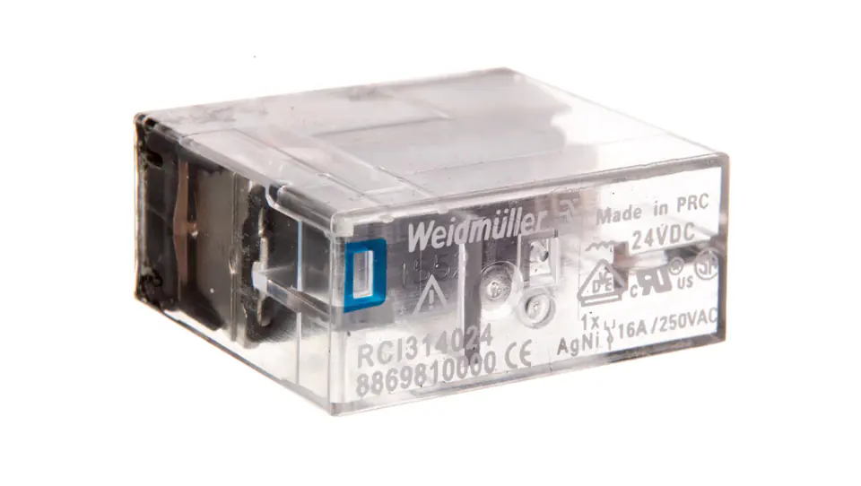 ⁨Przekaźnik przemysłowy 1P 16A 24V DC złącze wtykowe RCI314024 8869810000 /10szt./⁩ w sklepie Wasserman.eu