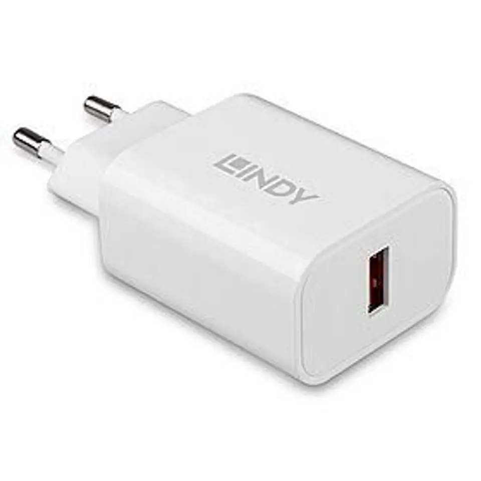 ⁨Lindy 18W USB Type A Charger⁩ w sklepie Wasserman.eu