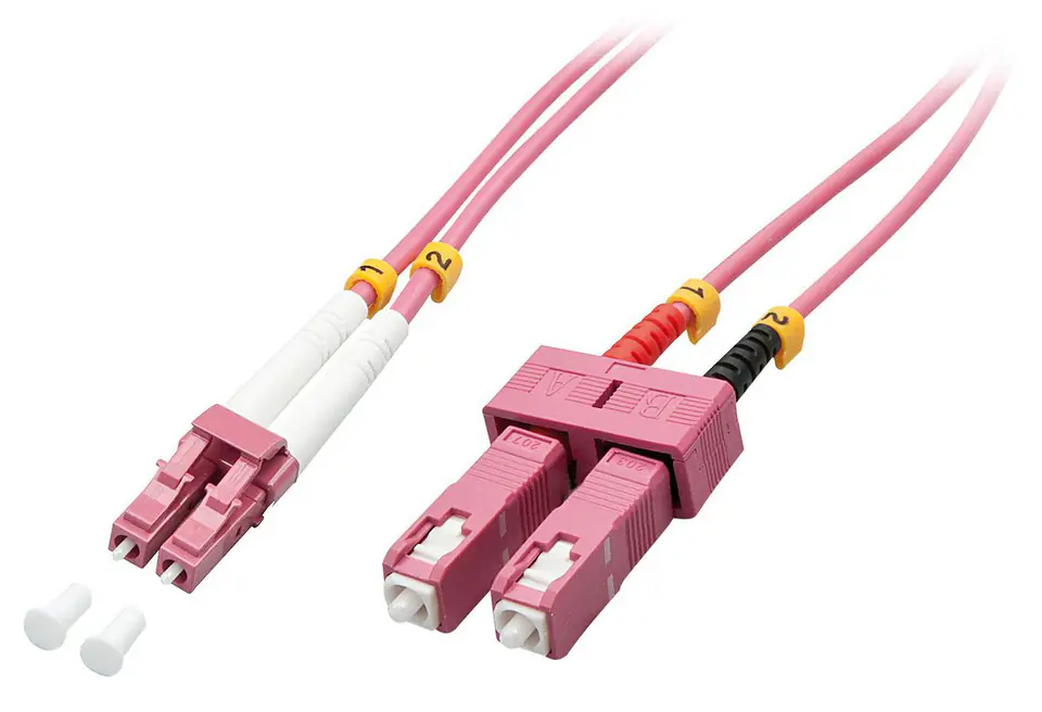 ⁨Lindy Fibre Optic Cable LC/SC OM4,⁩ w sklepie Wasserman.eu