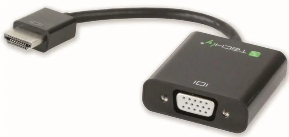 Adapter TECHLY HDMI - VGA - audio 3.5 mm - microUSB HDMI (wtyk) - VGA (gniazdo) - audio 3.5 mm (gniazdo) - microUSB (gniazdo) 306301 w sklepie Wasserman.eu