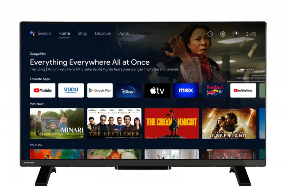 ⁨Telewizor TOSHIBA LED 32″ Full HD Android (32LA2E63DG)⁩ w sklepie Wasserman.eu