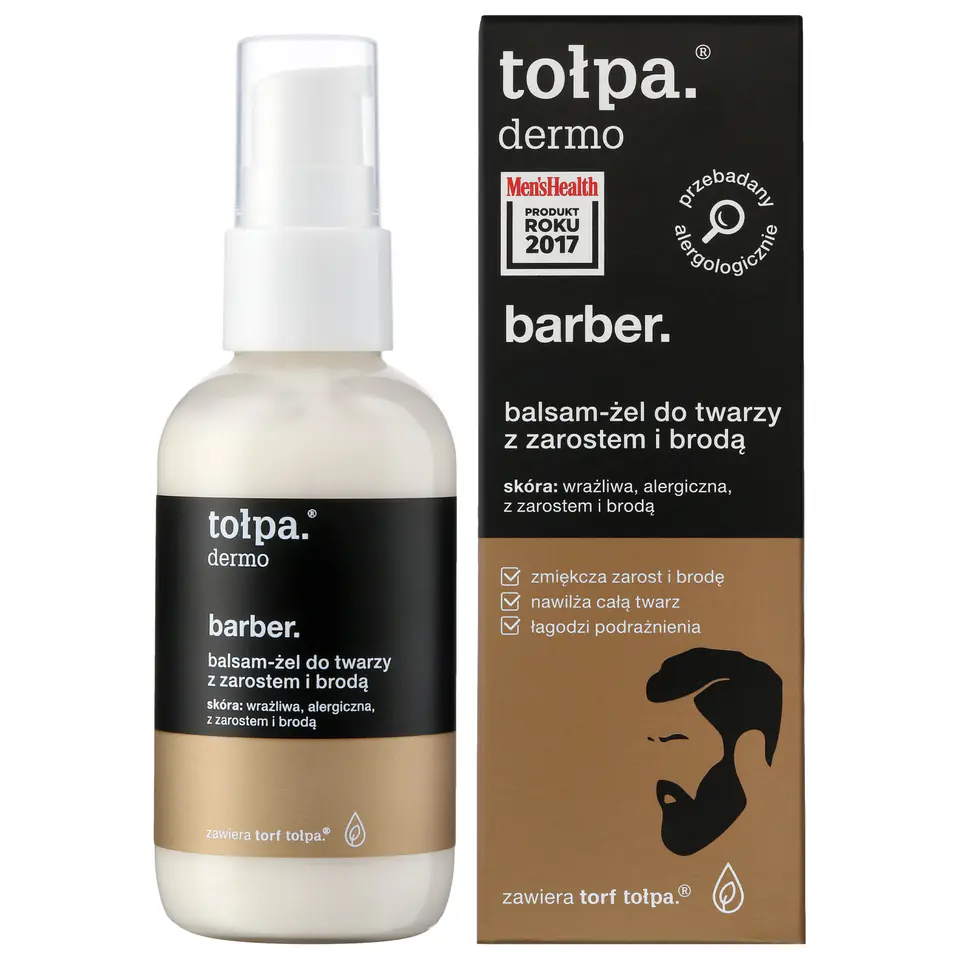 ⁨TOŁPA Dermo Barber Balsam-żel do twarzy z zarostem i brodą 75 ml⁩ w sklepie Wasserman.eu