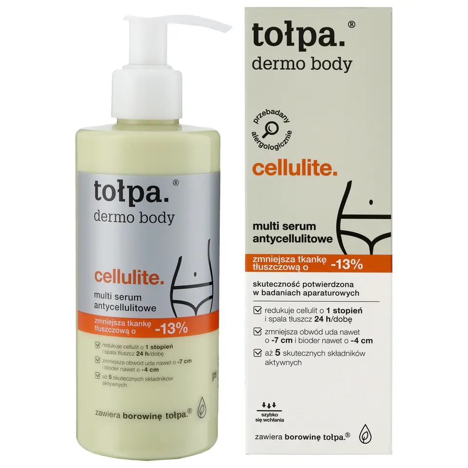 ⁨TOŁPA Dermo Body Cellulite Multi serum antycellulitowe 250 ml⁩ w sklepie Wasserman.eu