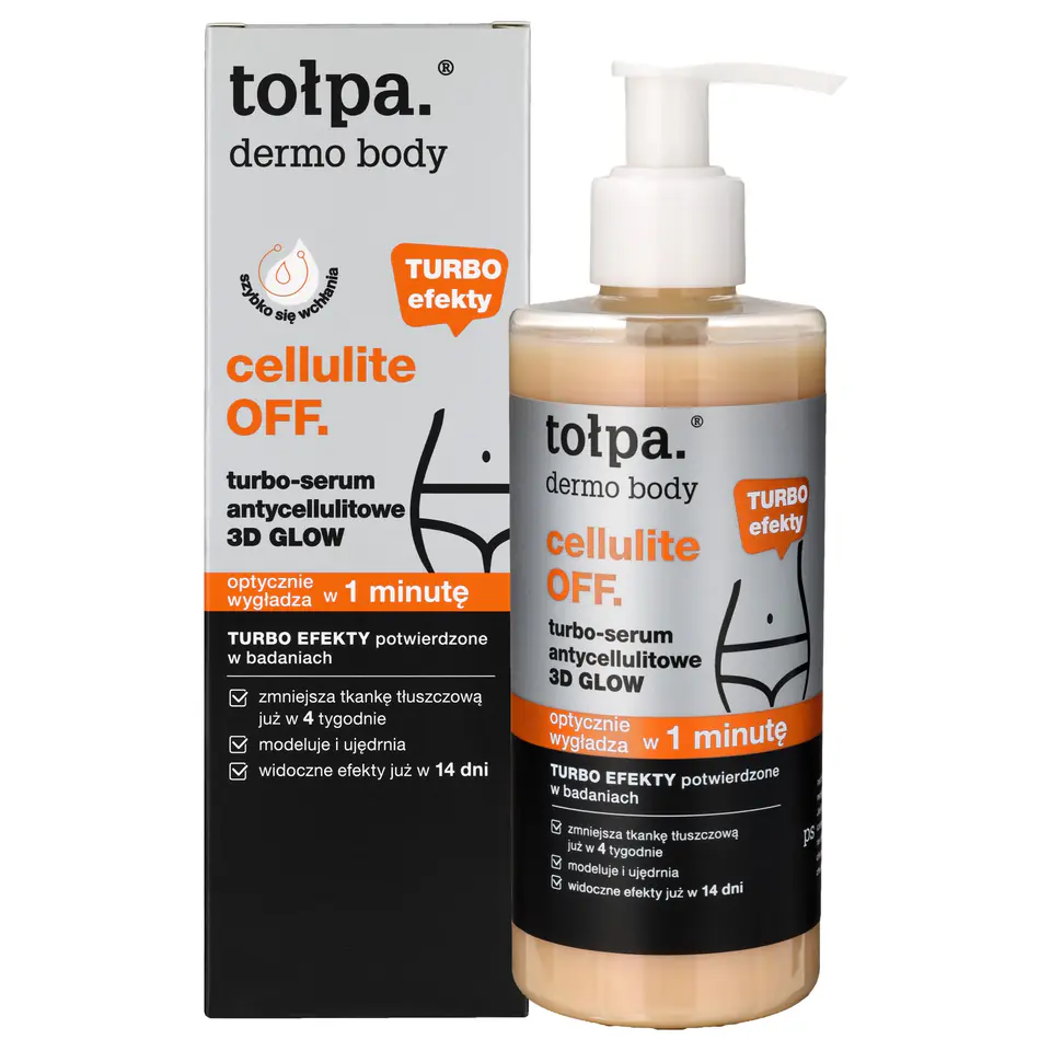 ⁨TOŁPA Dermo Body Cellulite Off Turbo-serum antycellulitowe 3D Glow 250 ml⁩ w sklepie Wasserman.eu