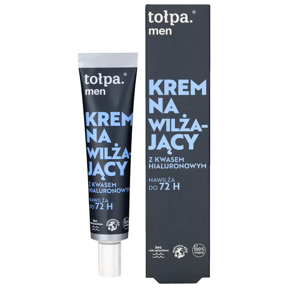 ⁨TOŁPA Men Krem nawilżający z kwasem hialuronowym 40 ml⁩ w sklepie Wasserman.eu