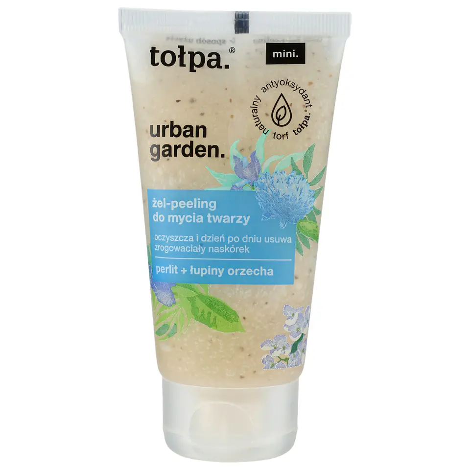 ⁨TOŁPA Urban Garden Żel-peeling do mycia twarzy mini 75 ml⁩ w sklepie Wasserman.eu