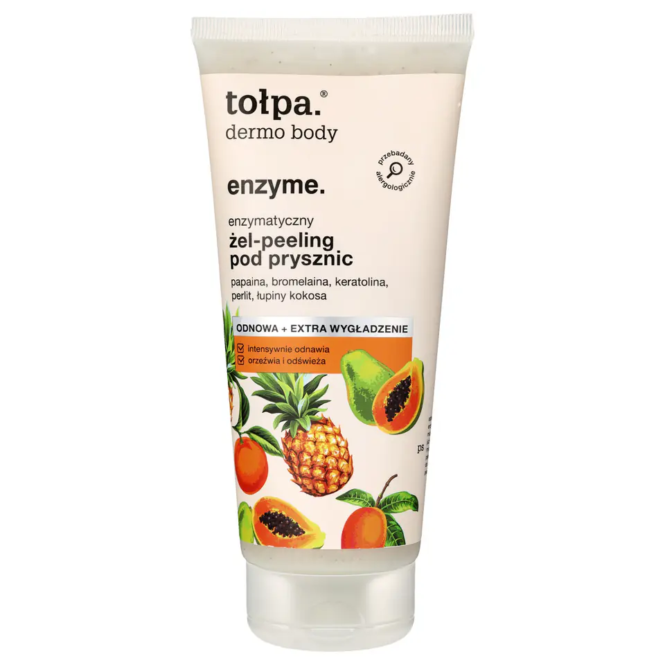 ⁨TOŁPA Dermo Body Enzyme Żel-peeling pod prysznic enzymatyczny 200 ml⁩ w sklepie Wasserman.eu