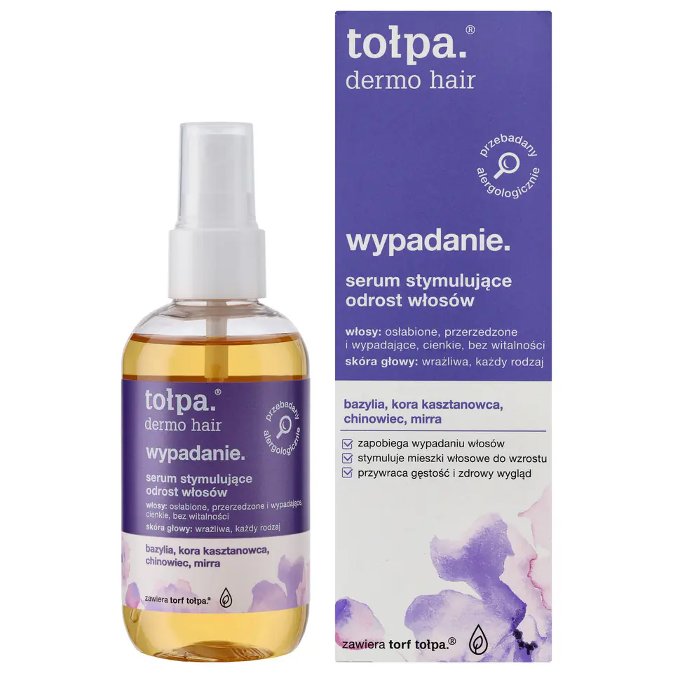 ⁨TOŁPA Dermo Hair Wypadanie Serum stymulujące odrost włosów 100 ml⁩ w sklepie Wasserman.eu