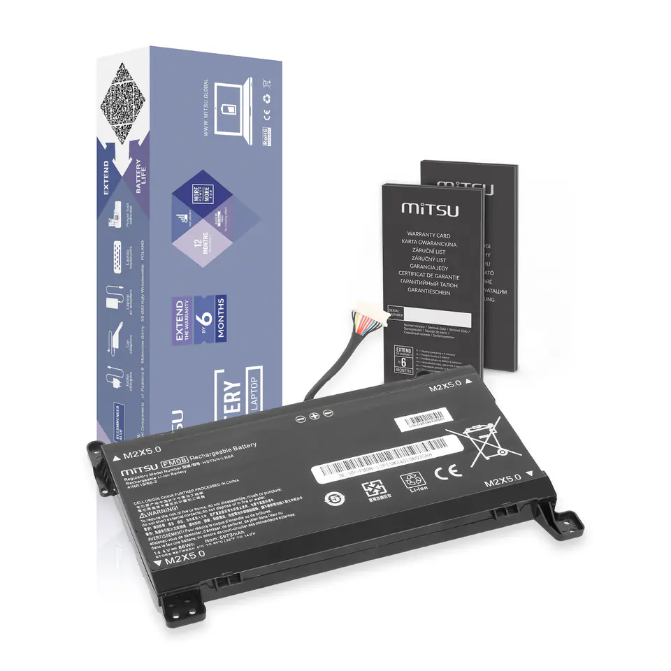 ⁨Bateria Mitsu do HP Omen 17-AN (12 PIN)⁩ w sklepie Wasserman.eu