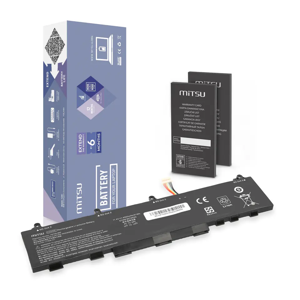⁨MITSU HP ELITE BOOK FIREFLY 4500mAh 11,4V⁩ at Wasserman.eu