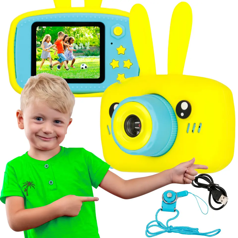 EXTRALINK KIDS CAMERA H23 YELLOW w sklepie Wasserman.eu