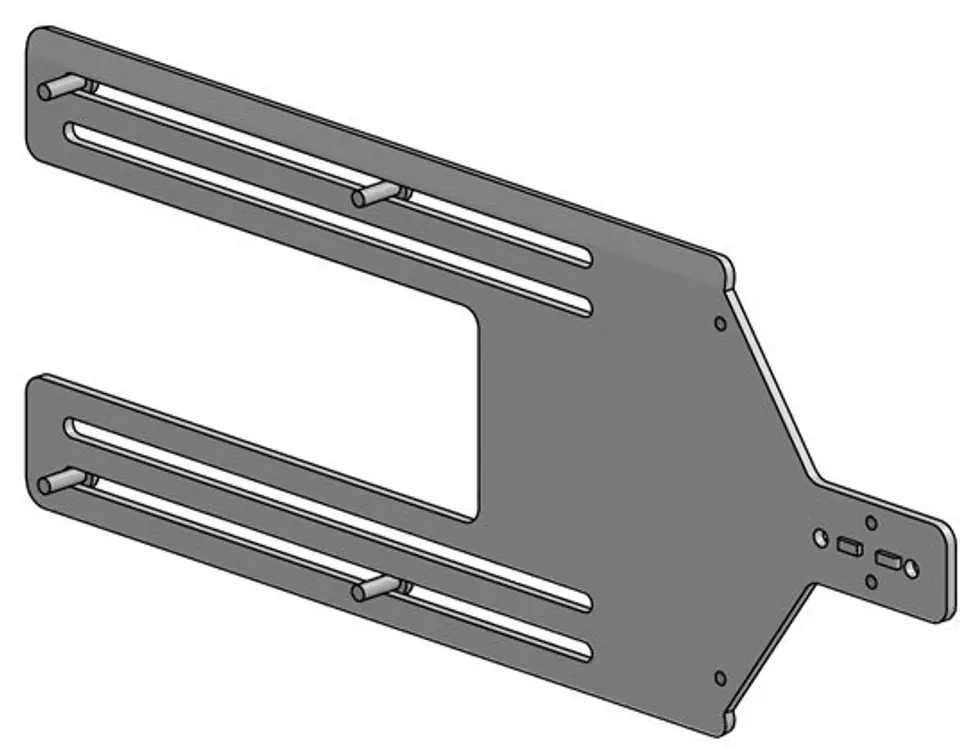 ⁨Ergonomic Solutions Kiosk straight bracket⁩ w sklepie Wasserman.eu