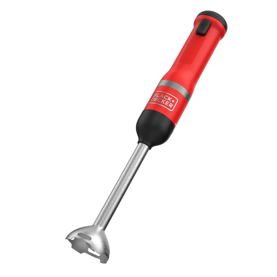 Black & Decker BCKM1012KR blender 0.7 L Immersion blender Red, Stainless steel at Wasserman.eu