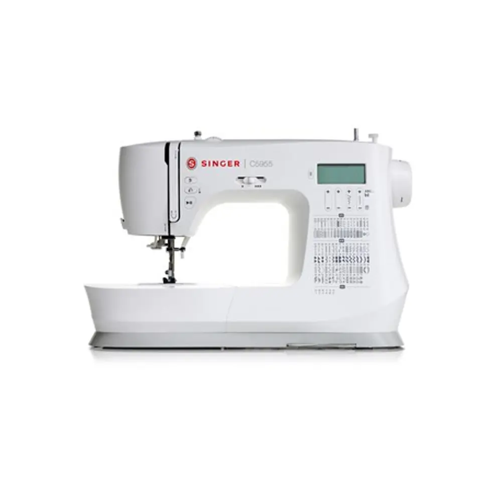 ⁨Singer Sewing Machine C5955 Number of stitches 417 Number of buttonholes 8 White⁩ at Wasserman.eu