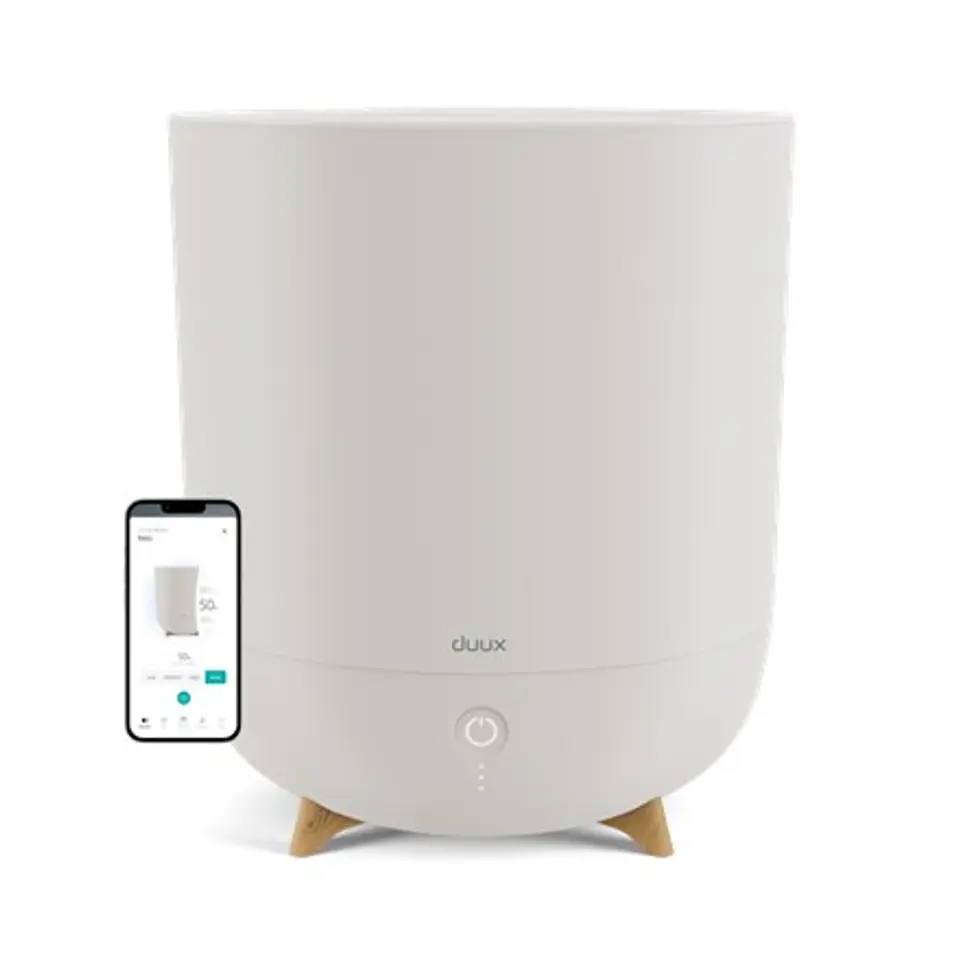 ⁨Duux | Neo | Smart Humidifier | Water tank capacity 5 L | Suitable for rooms up to 50 m2 | Ultrasonic | Humidification capacity 500 ml/hr | Greige⁩ at Wasserman.eu