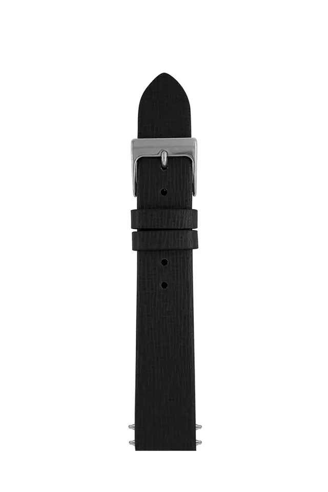 ⁨Zeppelin leather strap black 18 mm⁩ at Wasserman.eu