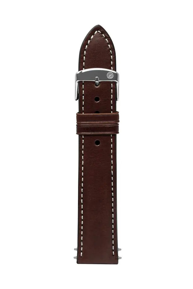 ⁨Zeppelin leather strap brown 22 mm⁩ at Wasserman.eu