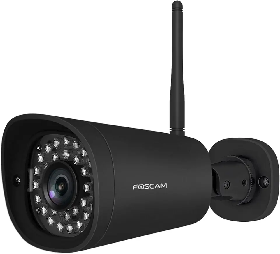 ⁨Foscam FI9902P-B security camera Bullet IP security camera Outdoor 1920 x 1080 pixels Wall⁩ at Wasserman.eu