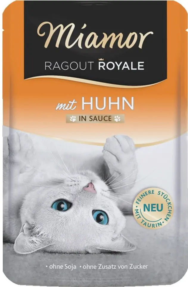 ⁨MIAMOR Ragout Royale Chicken in sauce - wet cat food - 100g⁩ at Wasserman.eu