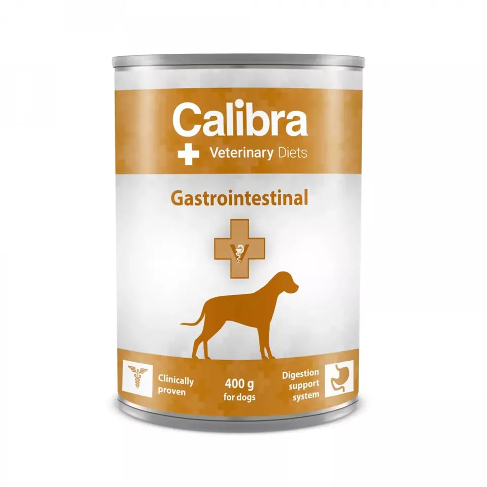 ⁨CALIBRA Veterinary Diets Gastrointestinal Turkey - wet dog food - 400g⁩ at Wasserman.eu