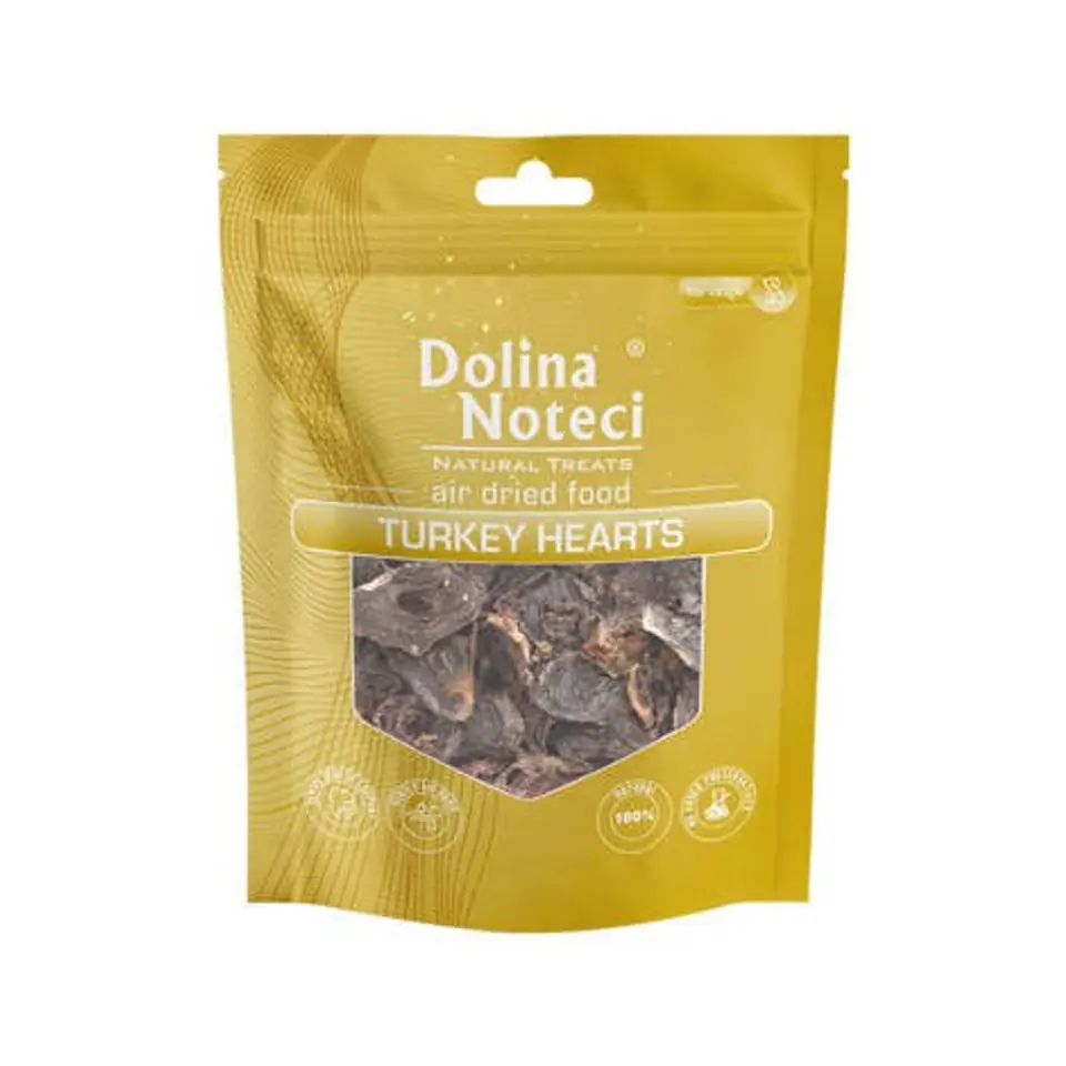 ⁨DOLINA NOTECI Treats Turkey Hearts  - dog treat - 170g⁩ at Wasserman.eu