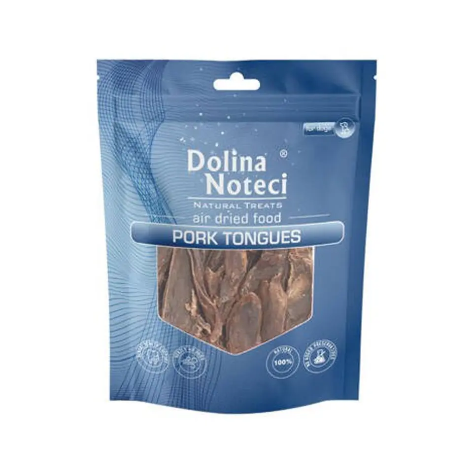 ⁨DOLINA NOTECI Treats Pork Tongues - dog treat - 150g⁩ at Wasserman.eu