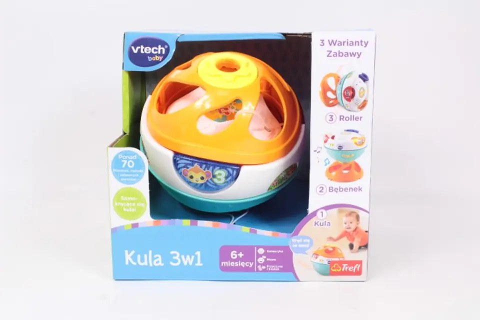 ⁨Kula 3w1 Piłka interaktywna edukacyjna 61721 Vtech⁩ w sklepie Wasserman.eu