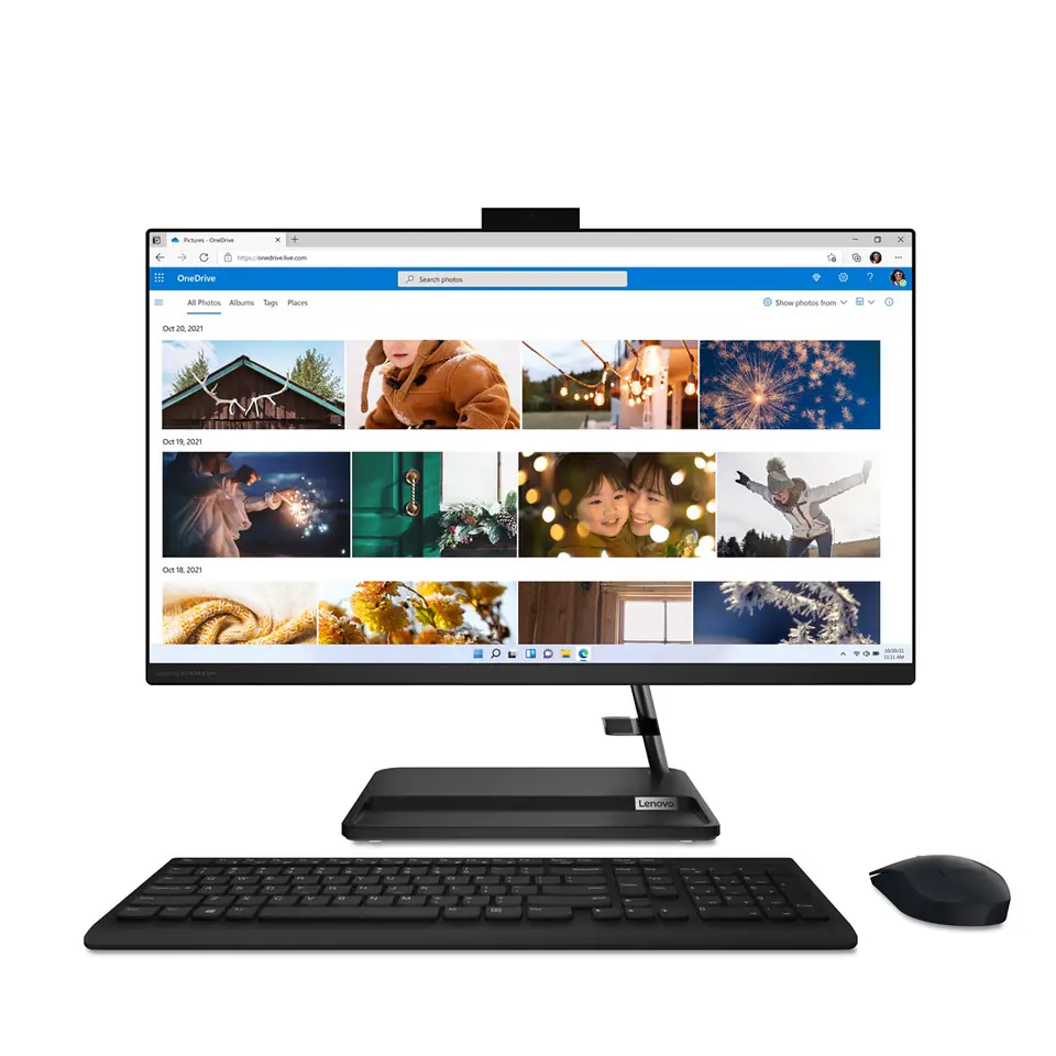 ⁨Lenovo IdeaCentre 3 Intel® Core™ i5 i5-12450H 68.6 cm (27") 1920 x 1080 pixels All-in-One PC 16 GB DDR4-SDRAM 512 GB SSD NoOS Wi-Fi 6 (802.11ax) Black⁩ at Wasserman.eu