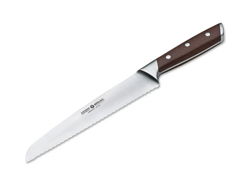 ⁨Böker Forge Wood Bread Knife 22 cm⁩ at Wasserman.eu