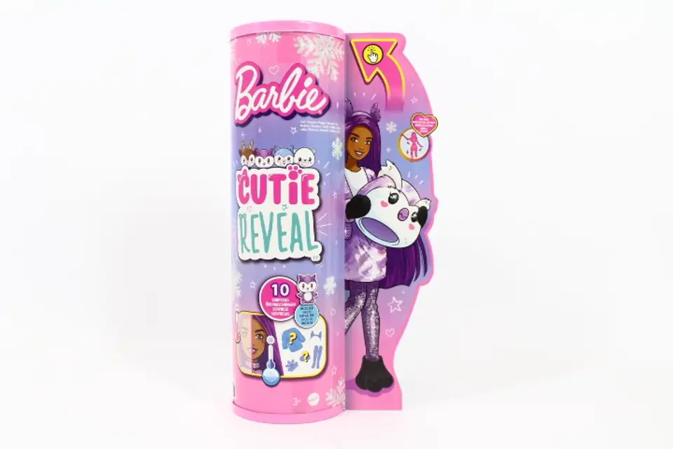 ⁨Barbie Lalka Cutie Reveal s3 Zimowa Kraina Sowa HJL62 HJM12 MATTEL⁩ w sklepie Wasserman.eu