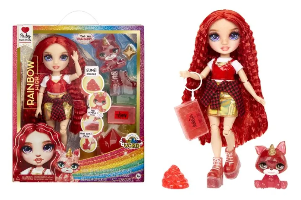 ⁨MGA Classic Rainbow Fashion Ruby Doll (red) 120179⁩ at Wasserman.eu